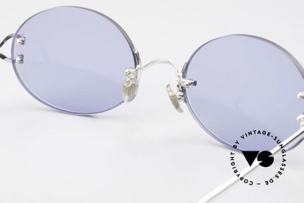 Cartier Rimless Giverny Ovale Randlose Luxusbrille, neue CR39 Gläser in blau-solid; für 100% UV Schutz, Passend für Herren und Damen Cartier Rimless Giverny Ovale Randlose Luxusbrille, neue CR39 Gläser in blau-solid; für 100% UV Schutz, Passend für Herren und Damen