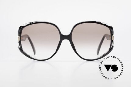 Christian Dior 2320 80er Damen XL Sonnenbrille, ausgefallener Rahmen mit riesigen Verlaufgläsern, Passend für Damen