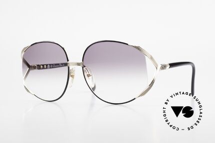 Christian Dior 2250 XL Sonnenbrille 80er Damen, übergroße XL vintage Damen-Sonnenbrille von C. Dior, Passend für Damen