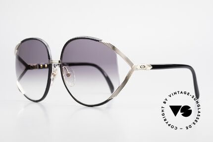 Christian Dior 2250 Rihanna Sonnenbrille Leder, kostbares 80er Modell in einzigartiger LEDER EDITION, Passend für Damen