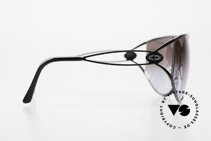 Christian Dior 2345 Damen Designersonnenbrille, Sonnengläser in grau-Verlauf; 100% UV Protection, Passend für Damen