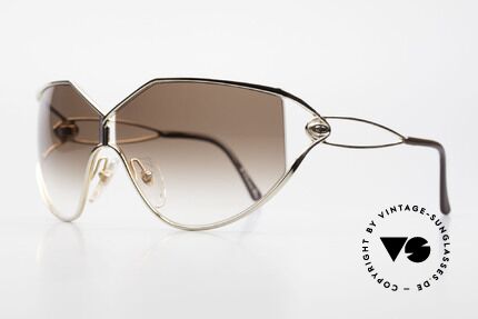 Christian Dior 2345 Damen Designerbrille 1990er, der Rahmen ist VERGOLDET (kostbar & très chic), Passend für Damen