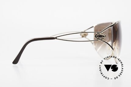 Christian Dior 2345 Damen Designerbrille 1990er, Sonnengläser in braun-Verlauf; 100% UV Protection, Passend für Damen