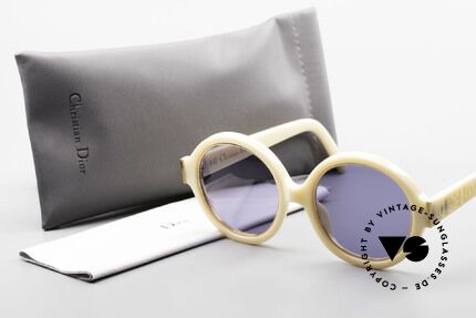 Christian Dior 2446 Runde Damen 80er Sonnenbrille, Größe: medium, Passend für Damen