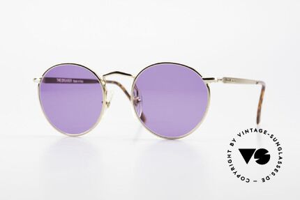 John Lennon - The Dreamer Sehr Kleine Panto Sonnenbrille, vintage Brille der original 'John Lennon Collection', Passend für Herren und Damen