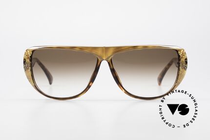 Christian Dior 2421 Damen Sonnenbrille 80er Optyl, zauberhafte Farben und Muster dank Optyl-Material, Passend für Damen