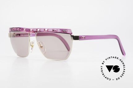 Paloma Picasso 3706 Damen Sonnenbrille Pink Strass, sie entwarf 1990 diese großartige Brillenkollektion, Passend für Damen