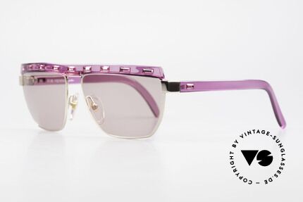 Paloma Picasso 3706 Damen Sonnenbrille Pink Strass, sie entwarf 1990 diese großartige Brillenkollektion, Passend für Damen