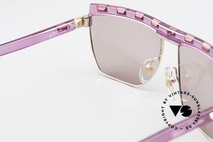 Paloma Picasso 3706 Damen Sonnenbrille Pink Strass, ungetragen (wie alle unsere vintage Sonnenbrillen), Passend für Damen