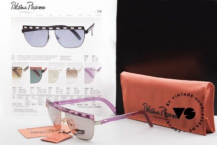 Paloma Picasso 3706 Damen Sonnenbrille Pink Strass, Größe: medium, Passend für Damen