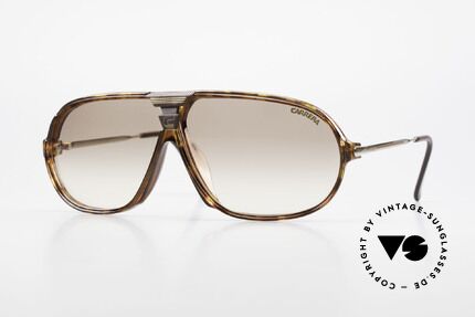 Carrera 5416 80er Brille Mit Wechselgläsern, sensationelle Carrera Sportsonnenbrille von 1988, Passend für Herren