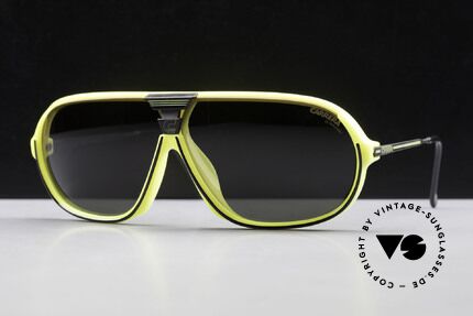 Carrera 5416 80's Sonnenbrille Polarisierend, mit Carrera Wechselgläsern & original Carrera Etui, Passend für Herren