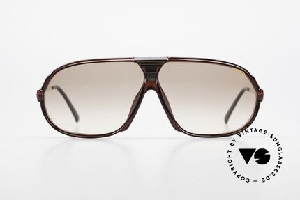 Carrera 5416 80er Sportbrille Wechselglas, ultraleichter Rahmen aus genialem Optyl-Material, Passend für Herren
