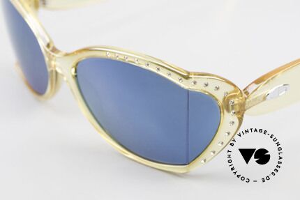 Christian Dior 2439 Strass Sonnenbrille Kristall, KEINE Retrosonnenbrille; ein 30 Jahre altes Unikat!, Passend für Damen