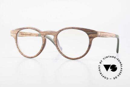Kerbholz Friedrich Holzbrille Panto Rosewood Details