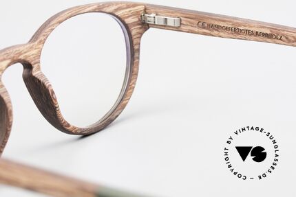 Kerbholz Friedrich Holzbrille Panto Rosewood, Größe: medium, Passend für Herren und Damen