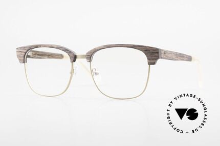 Kerbholz Albert Herren Holzbrille Kingwood, Herren-Echtholzbrille von Kerbholz, made in Germany, Passend für Herren
