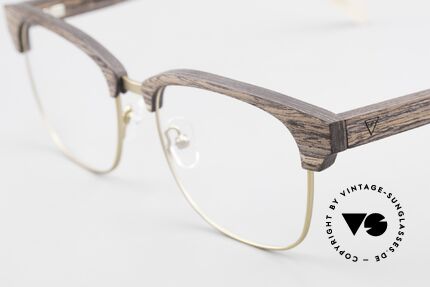 Kerbholz Albert Herren Holzbrille Kingwood, ein absolutes Unikat (zudem in Handarbeit gefertigt), Passend für Herren