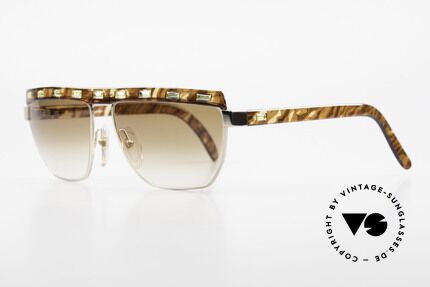 Paloma Picasso 3706 Damen Sonnenbrille Strass 90s, sie entwarf 1990 diese großartige Brillenkollektion, Passend für Damen