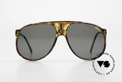 Carrera 5424 80er Aviator Sportsonnenbrille, damalige Mod.-Bezeichnung: 5424 Sky, Gr. 62/13, Passend für Herren