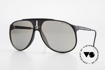 Carrera 5424 Sonnenbrille Polarisierend 80s, alte 80er original Sportsonnenbrille von Carrera, Passend für Herren