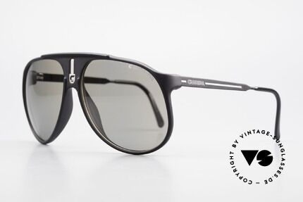 Carrera 5424 Sonnenbrille Polarisierend 80s, Sport Performance im Pilotendesign, Top-Qualität, Passend für Herren