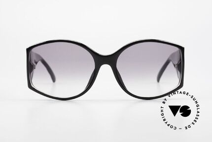 Christian Dior 2435 80er Designerbrille Damen, toller Optyl-Kunstoffrahmen mit prunkvollen Bügeln, Passend für Damen