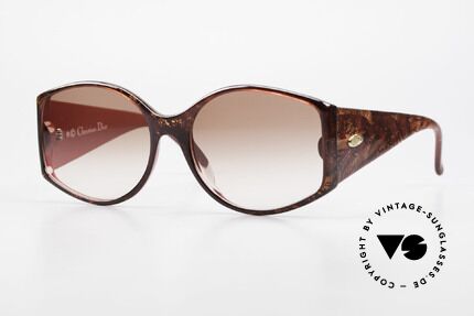 Christian Dior 2435 Designerbrille True Vintage 80s, prächtige Dior vintage Designersonnenbrille v. 1988, Passend für Damen