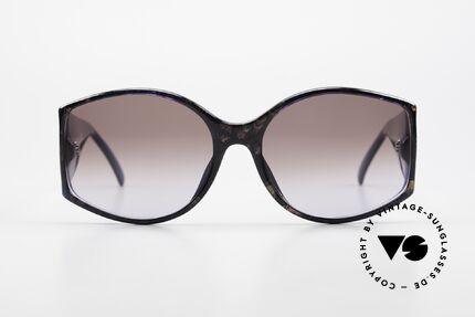 Christian Dior 2435 80s True Vintage Designerbrille, toller Optyl-Kunstoffrahmen mit prunkvollen Bügeln, Passend für Damen