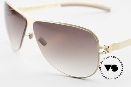 Mykita Ava Damen Designer Aviator Brille, innovativ flexible Metallfassung: eine Größe passt allen, Passend für Damen