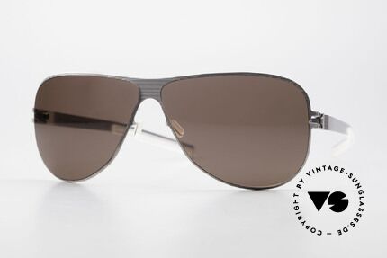 Mykita Ava Damen Aviator Brille Polarized, original VINTAGE Mykita Damen-Sonnenbrille von 2007, Passend für Damen