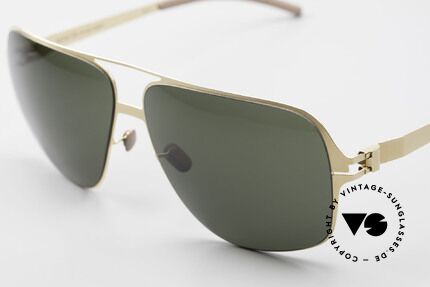 Mykita Cassius Lenny Kravitz XXL Sonnenbrille, innovativ flexible Metallfassung in XXL (150mm Breite), Passend für Herren