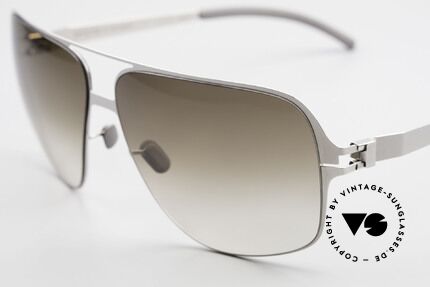Mykita Cassius Lenny Kravitz Sonnenbrille XXL, innovativ flexible Metallfassung in XXL (150mm Breite), Passend für Herren