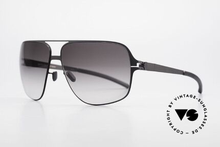 Mykita Cassius XXL Sonnenbrille Lenny Kravitz, Collection No.1 Cassius Black, black-gradient, Gr. 64/13, Passend für Herren