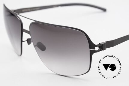 Mykita Cassius XXL Sonnenbrille Lenny Kravitz, innovativ flexible Metallfassung in XXL (150mm Breite), Passend für Herren