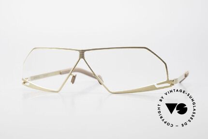 Mykita Chuck Futuristische Designerbrille, futuristische MYKITA Designer-Brillenfassung von 2004, Passend für Herren und Damen