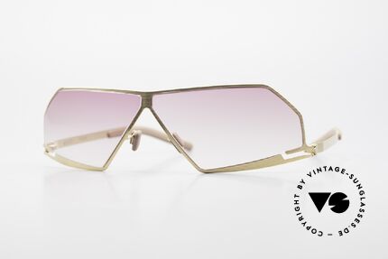 Mykita Chuck Futuristische Sonnenbrille, futuristische MYKITA Designer-Sonnenbrille von 2004, Passend für Herren und Damen