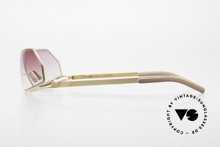 Mykita Chuck Futuristische Sonnenbrille, innovativ flexible Metallfassung: eine Größe passt allen, Passend für Herren und Damen