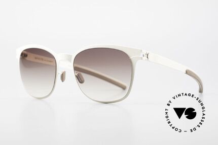 Mykita Greta Damen Sonnenbrille von 2009, innovativ flexible Metallfassung: eine Größe passt allen, Passend für Damen
