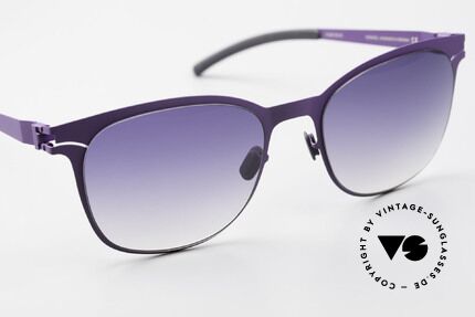 Mykita Greta Damen Designer Sonnenbrille, tolle Rahmen-Kolorierung in "off-white" = cremefarben, Passend für Damen