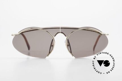 Porsche 5690 2 in 1 Sonnenbrille Zwei Styles, ultra sportliche, Designer-Sonnenbrille aus den 90ern, Passend für Herren und Damen