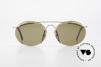 Porsche 5690 2 in 1 Sonnenbrille Zwei Styles, sozusagen: zwei Sonnenbrillen in einem Modell, + Etui, Passend für Herren und Damen