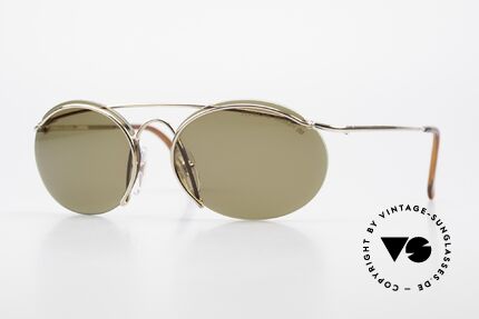 Porsche 5690 2 in 1 Sonnenbrille Zwei Styles, sehr seltenes Porsche Design vintage Modell von 1995, Passend für Herren und Damen