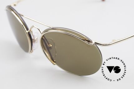 Porsche 5690 2 in 1 Sonnenbrille Zwei Styles, Größe: medium, Passend für Herren und Damen