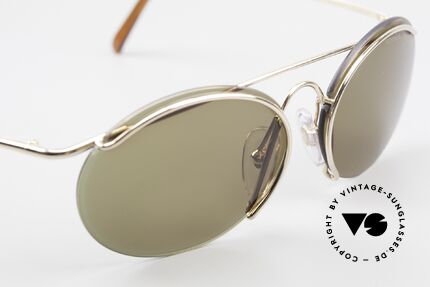 Porsche 5690 2 in 1 Sonnenbrille Zwei Styles, Größe: medium, Passend für Herren und Damen