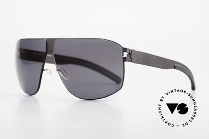 Mykita Terrence Vintage Mykita Sonnenbrille, Model No.1 Sun Terrence Black, black-solid, Gr. 66/08, Passend für Herren