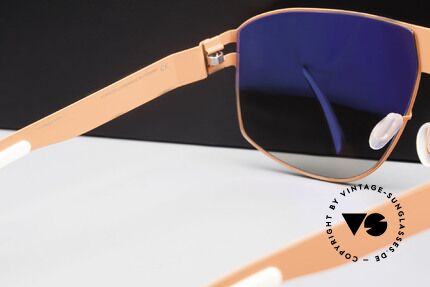 Mykita Terrence Mykita Brille Neonorange 2011, daher jetzt bei uns (natürlich ungetragen und mit Etui), Passend für Herren