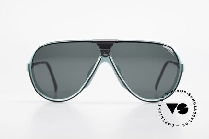 Carrera 5593 80er Sportsonnenbrille Aviator, ultraleichter Rahmen aus genialem Optyl-Material, Passend für Herren
