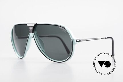 Carrera 5593 80er Sportsonnenbrille Aviator, 1x ULTRASIGHT und 1x C-VISION; 100% UV Schutz, Passend für Herren
