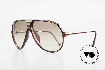 Carrera 5593 80er Aviator Sportsonnenbrille, mit Carrera Wechselgläsern & original Carrera Etui, Passend für Herren